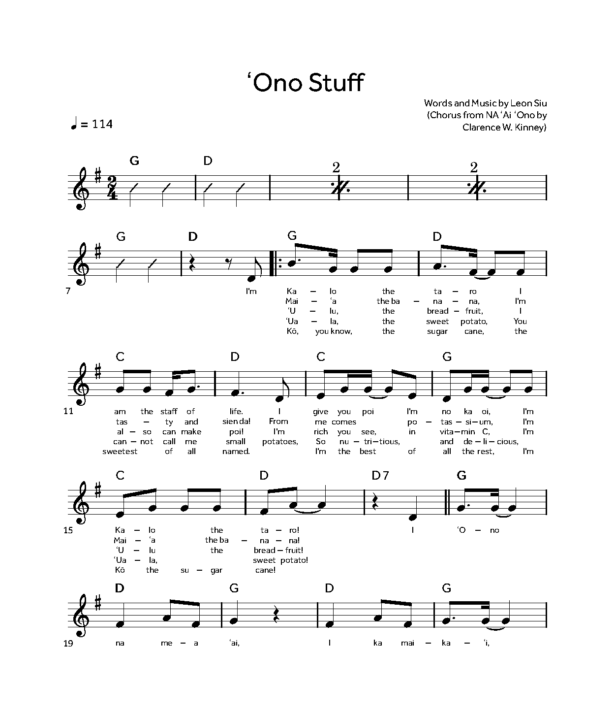 Ono Stuff - A Sing Along with Foods of Hawai'i - Image 6